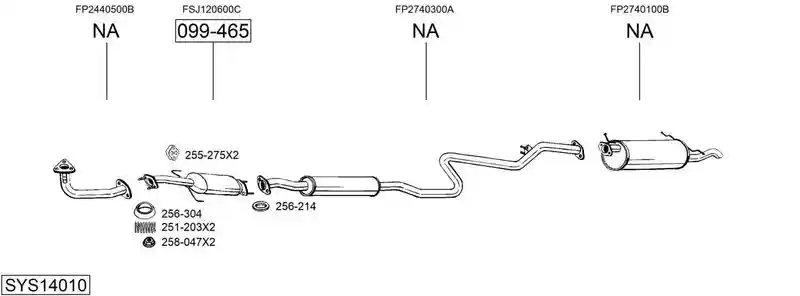 BOSAL SYS14010