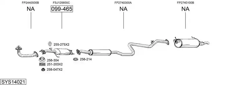 BOSAL SYS14021