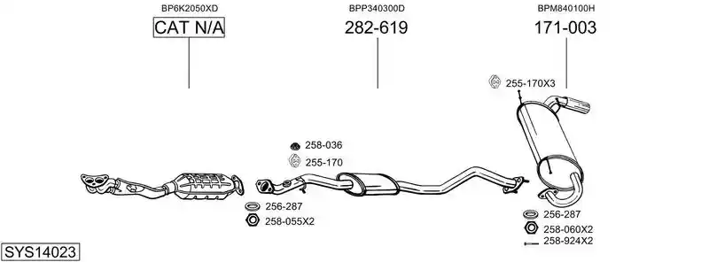 BOSAL SYS14023