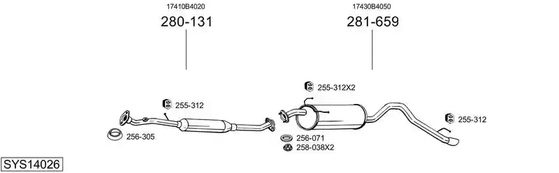 BOSAL SYS14026