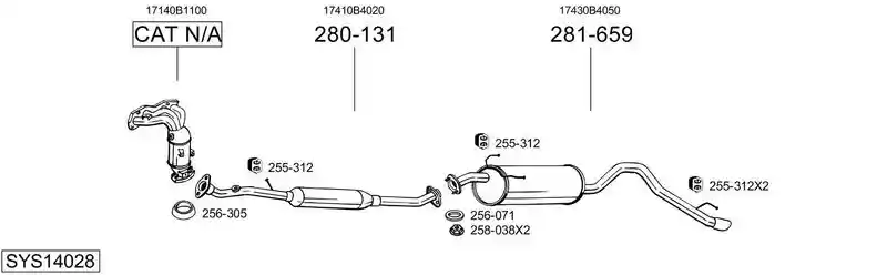 BOSAL SYS14028