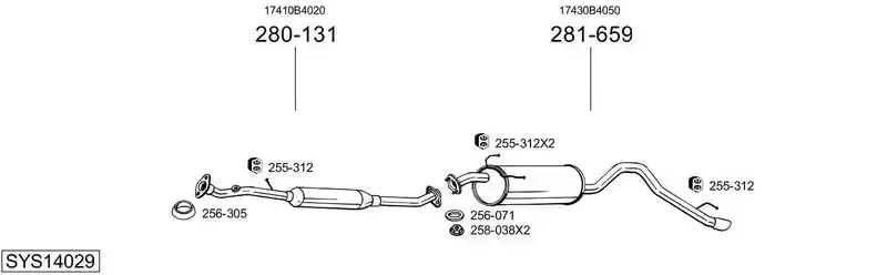 BOSAL SYS14029
