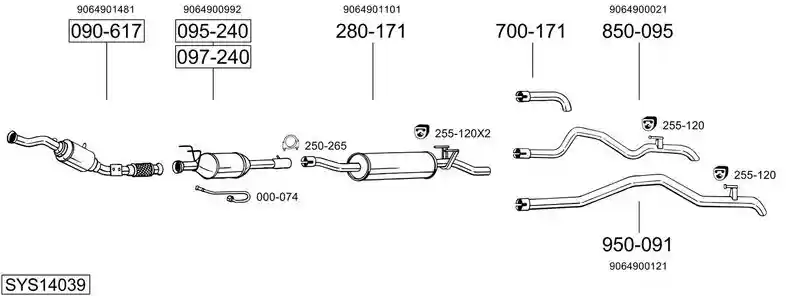 BOSAL SYS14039