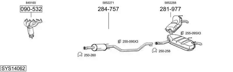 BOSAL SYS14062