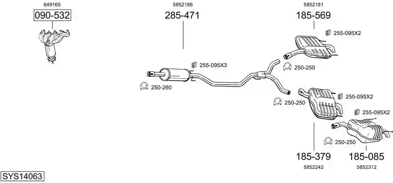 BOSAL SYS14063