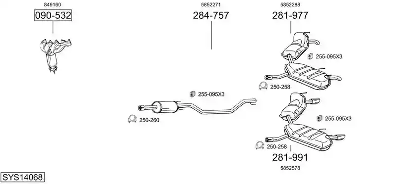 BOSAL SYS14068