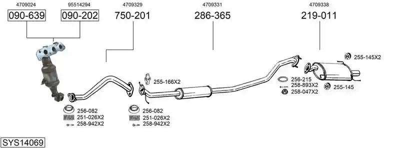 BOSAL SYS14069