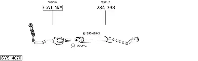 BOSAL SYS14070