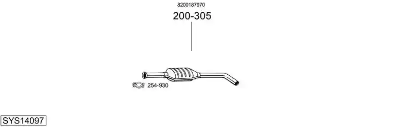 BOSAL SYS14097