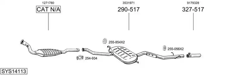 BOSAL SYS14113