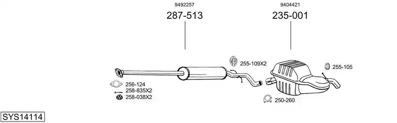 BOSAL SYS14114