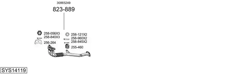 BOSAL SYS14119
