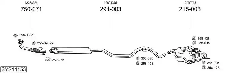 BOSAL SYS14153