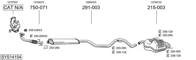 BOSAL SYS14154