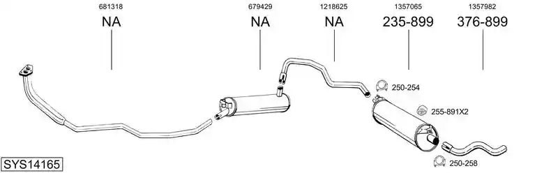BOSAL SYS14165