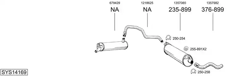 BOSAL SYS14169