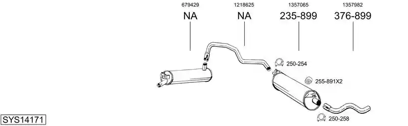 BOSAL SYS14171