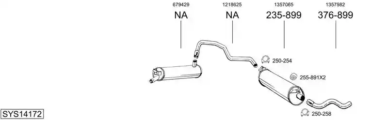 BOSAL SYS14172