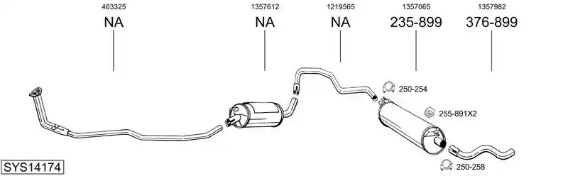 BOSAL SYS14174