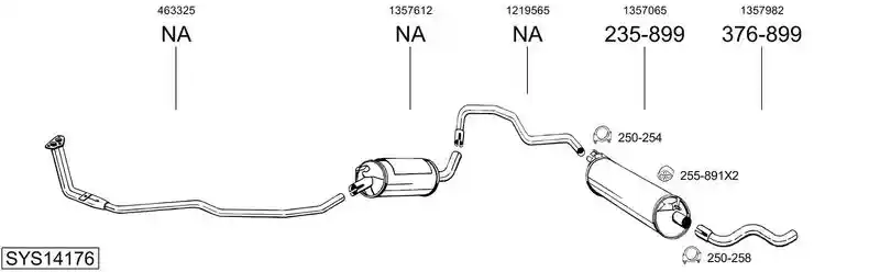 BOSAL SYS14176