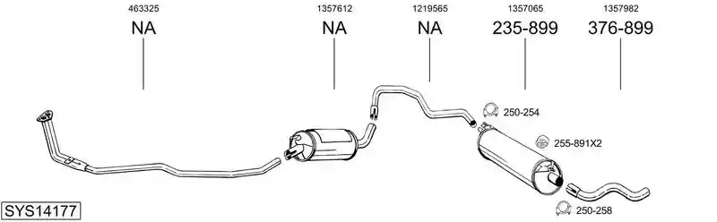 BOSAL SYS14177
