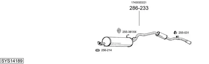 BOSAL SYS14189