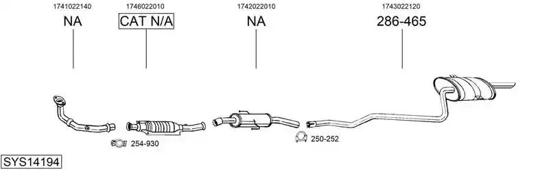 BOSAL SYS14194