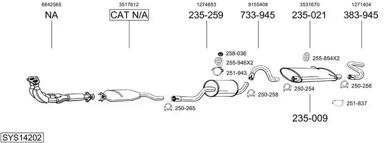 BOSAL SYS14202