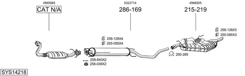 BOSAL SYS14218