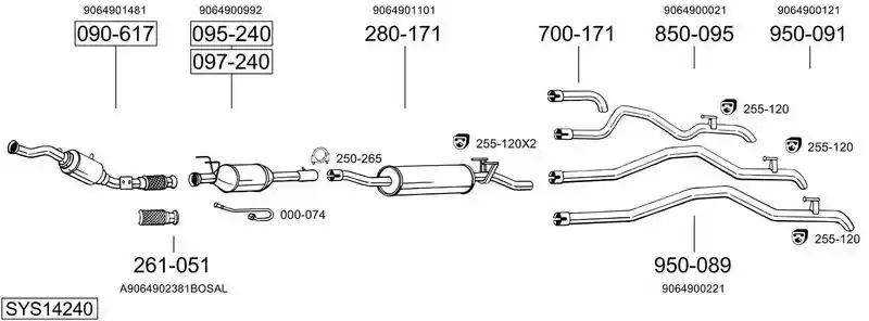 BOSAL SYS14240