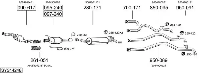 BOSAL SYS14248