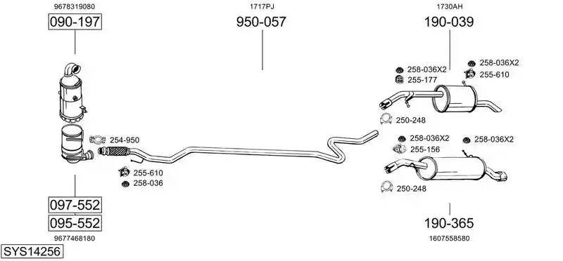 BOSAL SYS14256