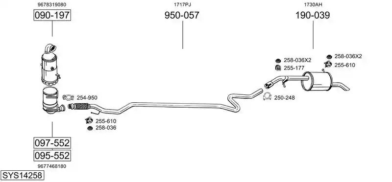 BOSAL SYS14258