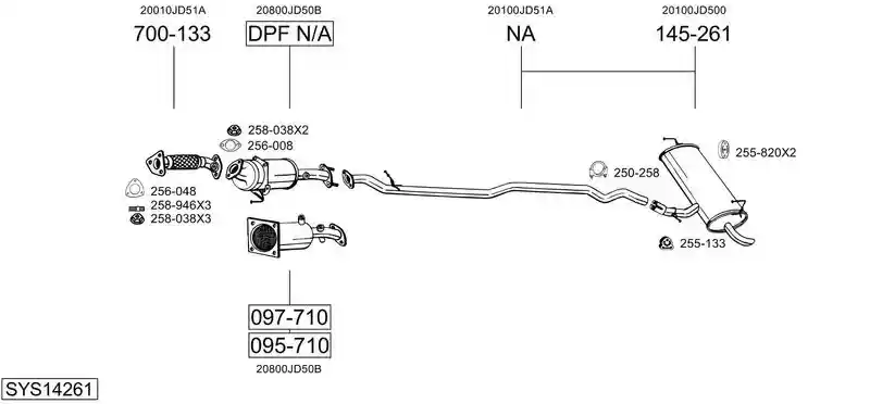 BOSAL SYS14261