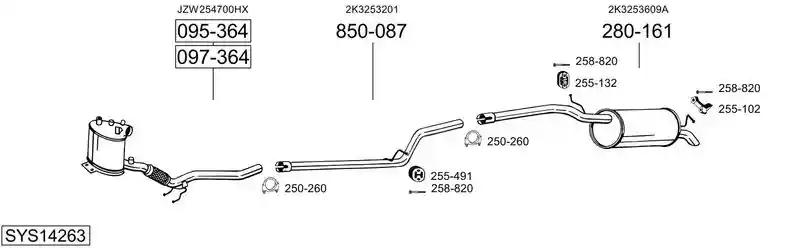 BOSAL SYS14263