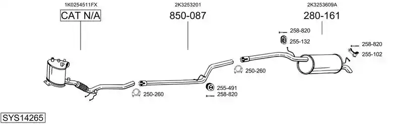 BOSAL SYS14265