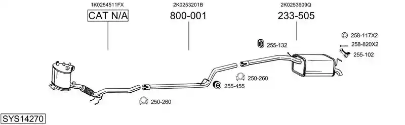 BOSAL SYS14270