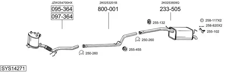 BOSAL SYS14271