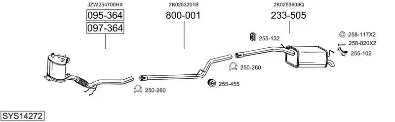 BOSAL SYS14272