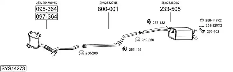 BOSAL SYS14273