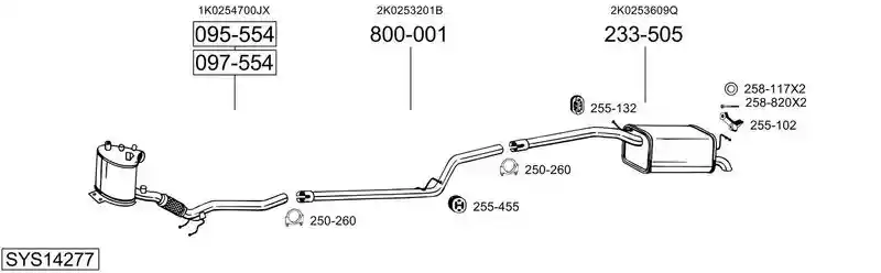 BOSAL SYS14277