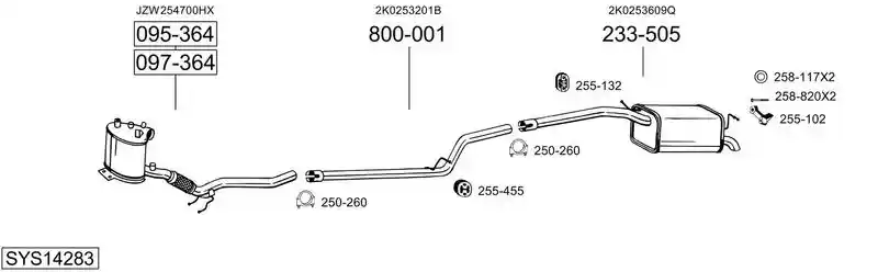 BOSAL SYS14283
