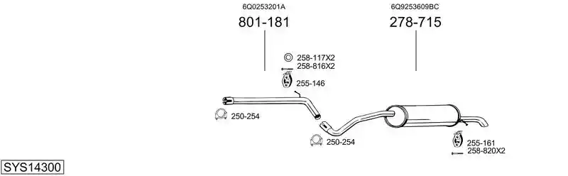 BOSAL SYS14300