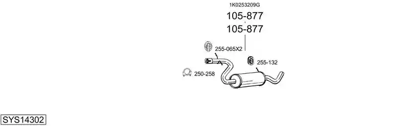 BOSAL SYS14302