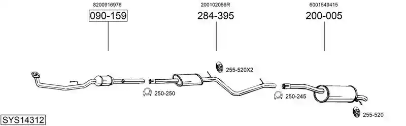 BOSAL SYS14312