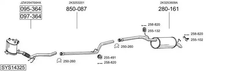 BOSAL SYS14325