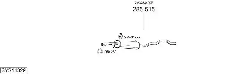 BOSAL SYS14329