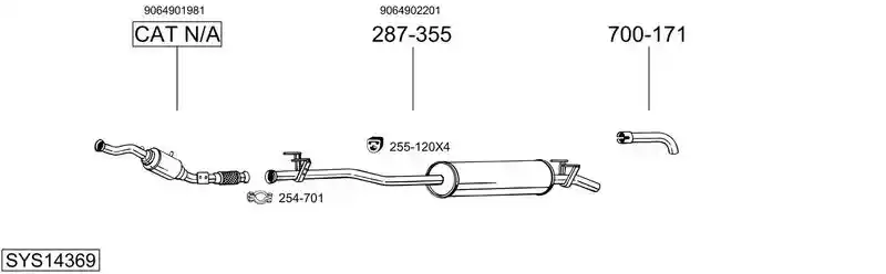BOSAL SYS14369