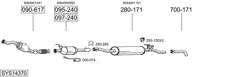 BOSAL SYS14370