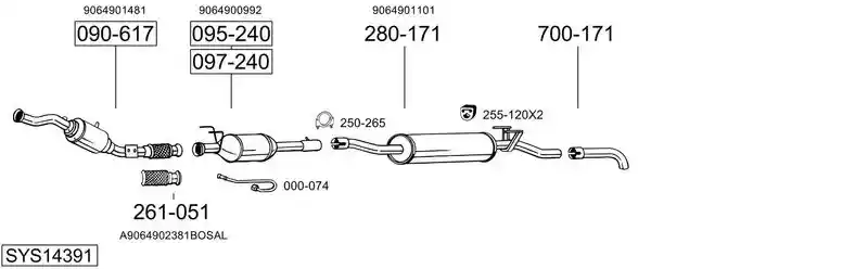 BOSAL SYS14391